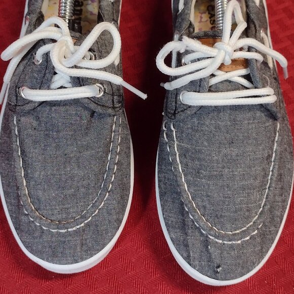 Women’s Canvas Casual Black and White Shoes – Size 7 - Picture 3 of 14